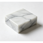 Solid Marble Square Paperweight Desk Ornament