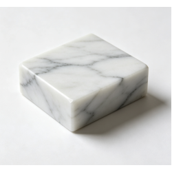 Solid Marble Square Paperweight Desk Ornament