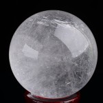 Clear Rainbow Quartz Sphere Chakras in the Sky Gazing Crystal Ball