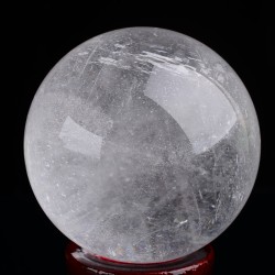 Clear Rainbow Quartz Sphere Chakras in the Sky Gazing Crystal Ball