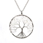 Tree of life pendant:silver wire wrapped tree of life