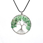 Tree of life pendant:silver wire wrapped tree of life