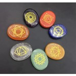 natural Crystal semi-precious stones, agates the seven chakras energy healing