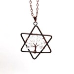 Tree of life pendant:silver wire wrapped tree of life