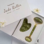 Natural Rose Quartz Facial Roller/Massager