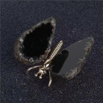  Agate Butterfly Ornament, Pink, Blue, Black, Handmade, Brazil, Agate Slice